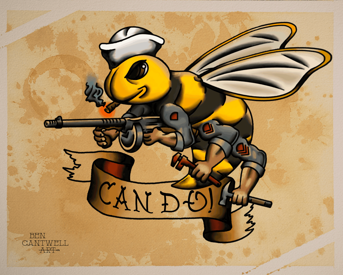 Seebees "Can Do!" Bee