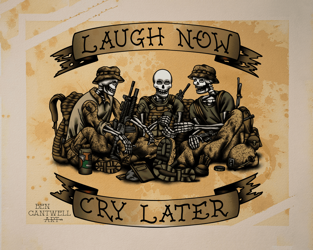 Laugh Now Cry Later Skeletons
