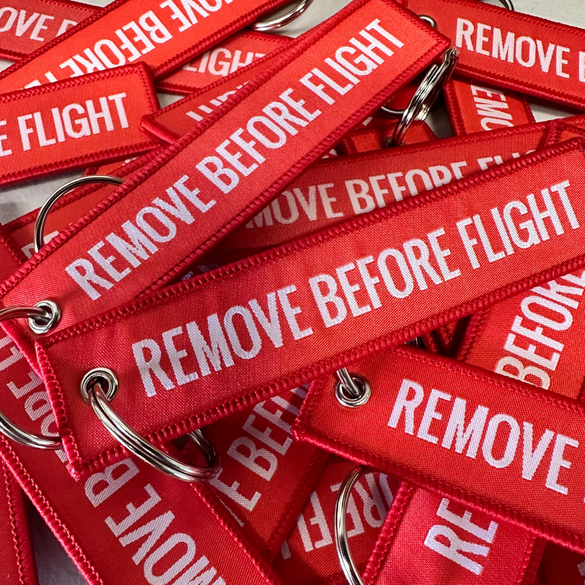 Keychain - "Remove Before Flight"