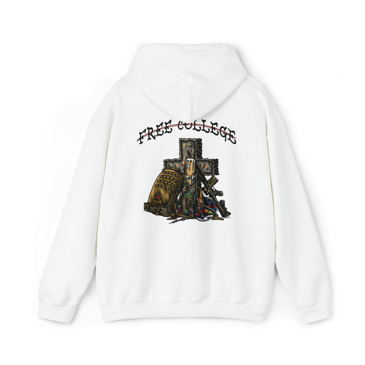 Free College Cross - Hoodie
