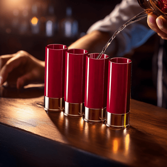 12 Gauge Shot Glasses, Set of 4