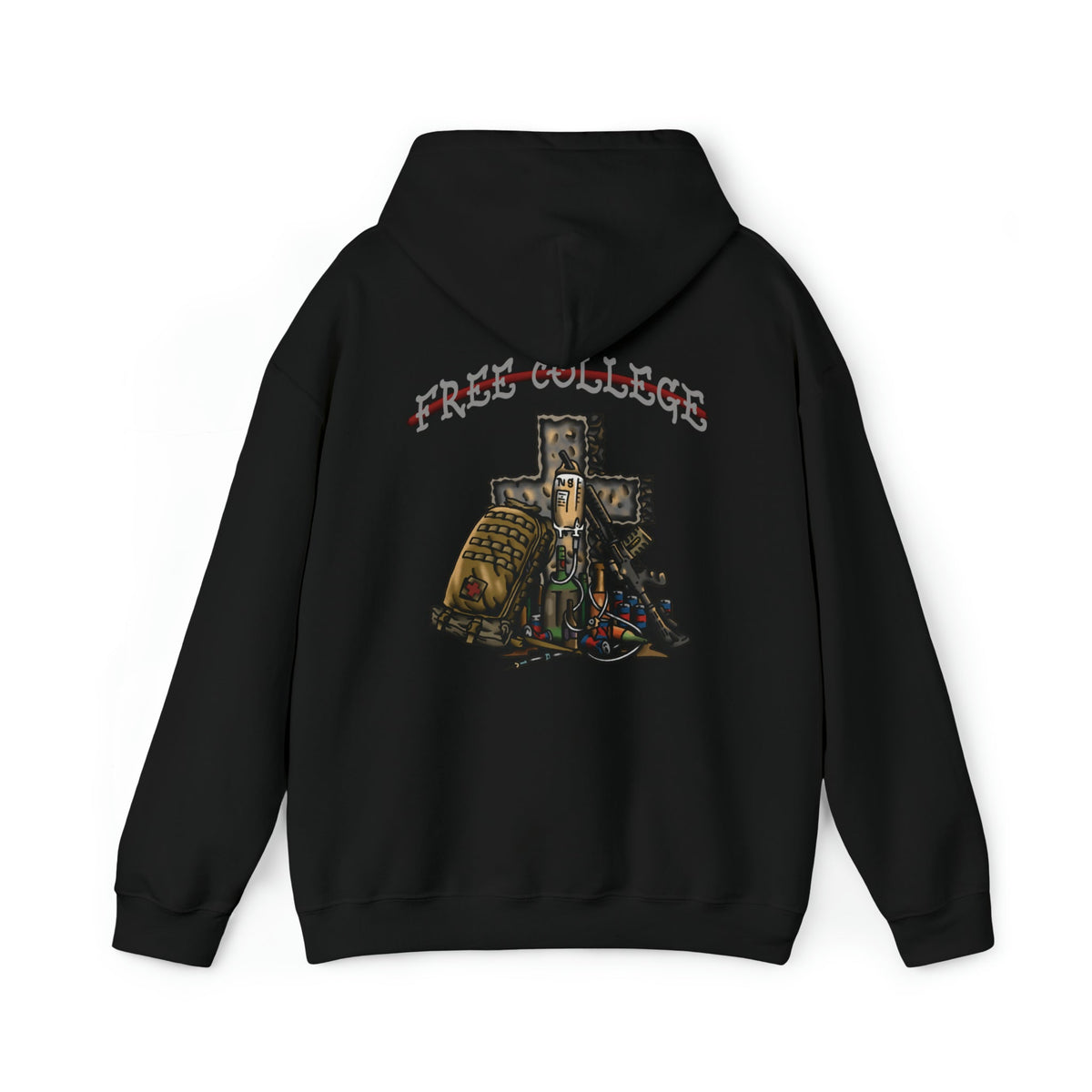 Free College Cross - Hoodie