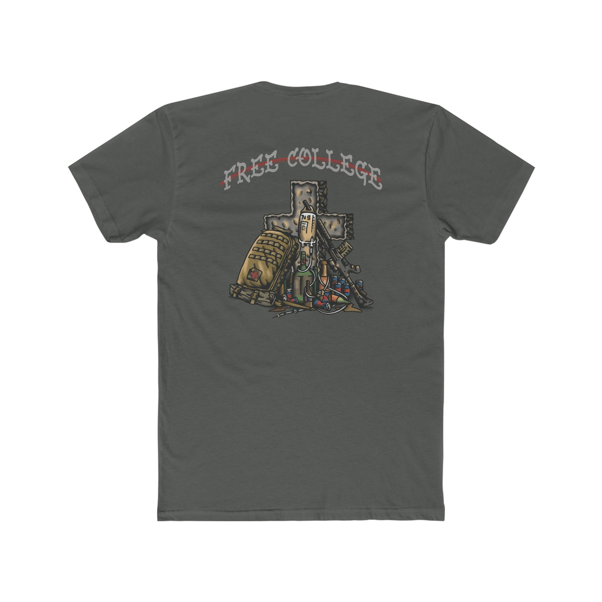 Free College Cross - Crew Tee