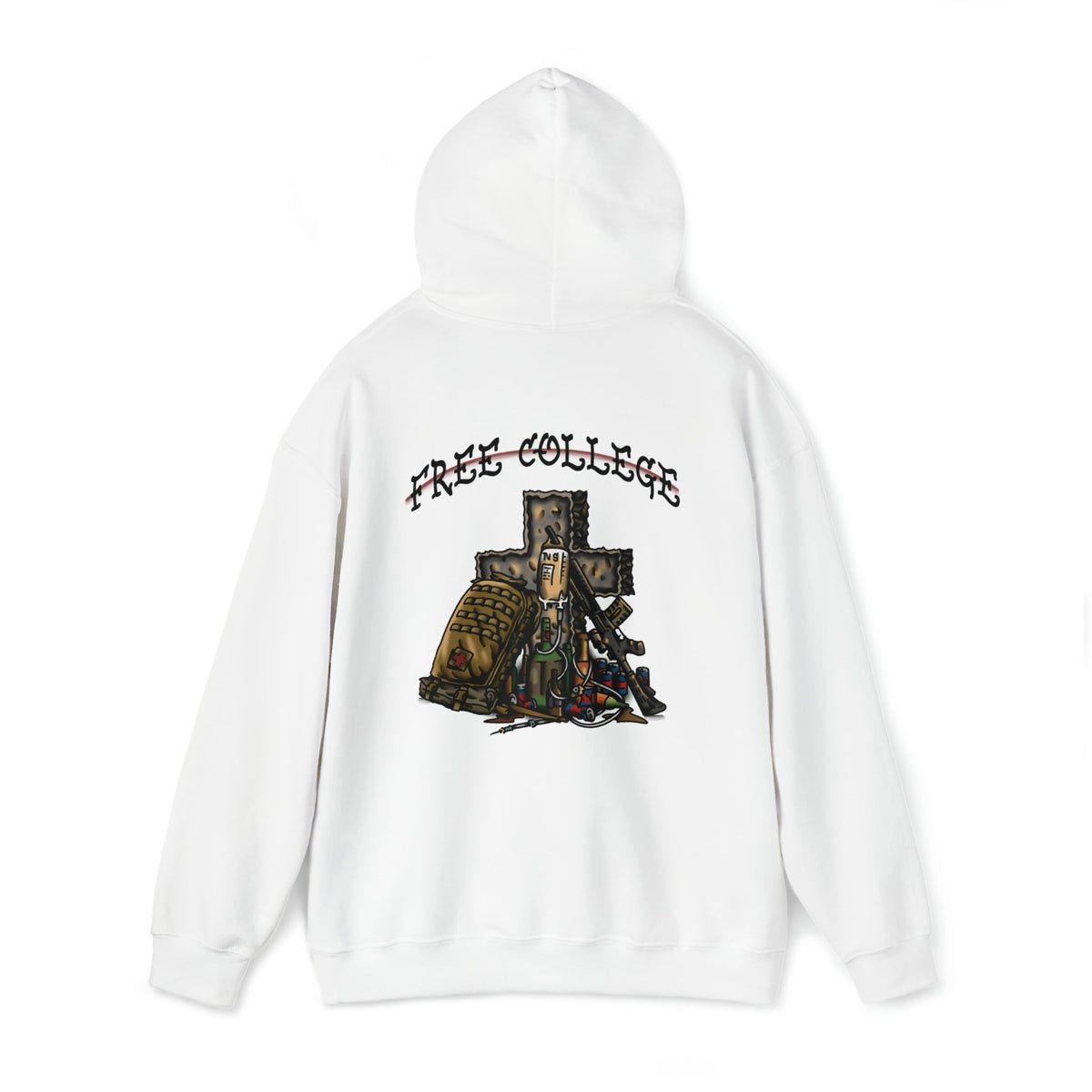 Free College Cross - Hoodie