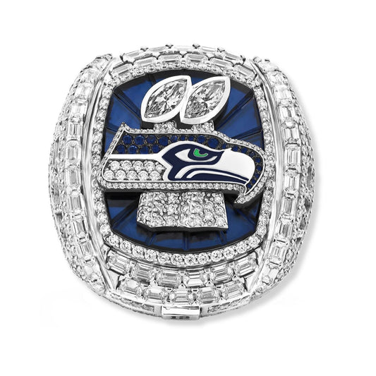 2025 Seattle Football SB LX Championship Ring Replica-Pop-Out Wings Edition
