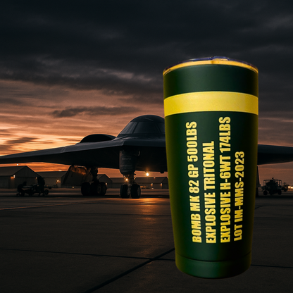 20z Bomb Tumbler - Inspired by the Strength of a 500lb Giant