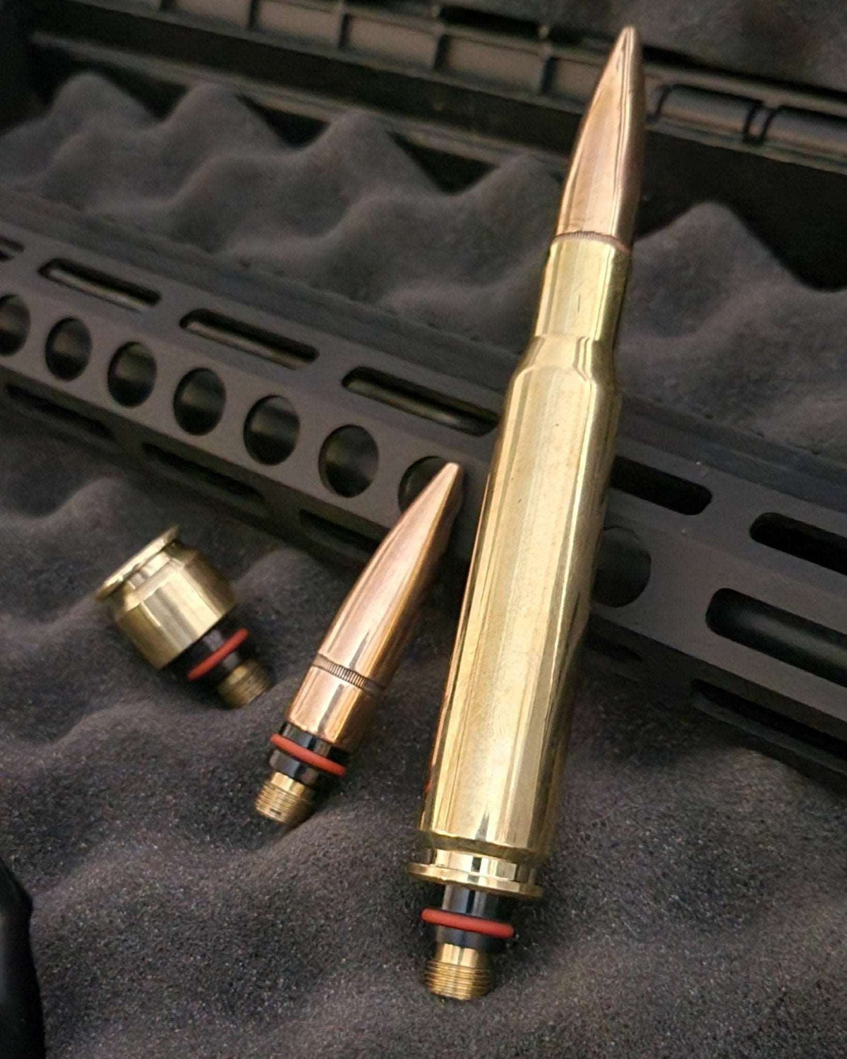 50 Cal BMG Bullet Tig Welding Back Cap Set
