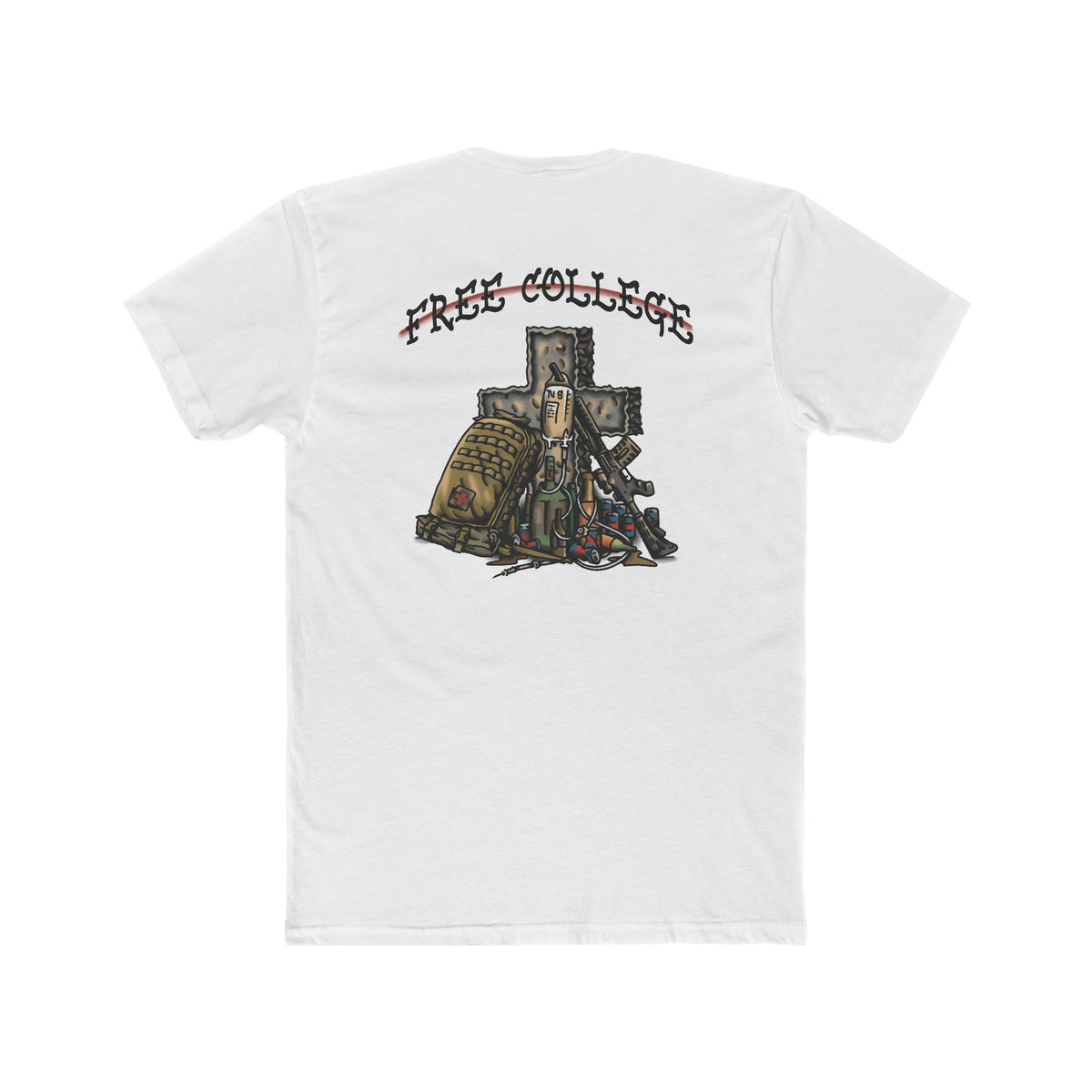 Free College Cross - Crew Tee
