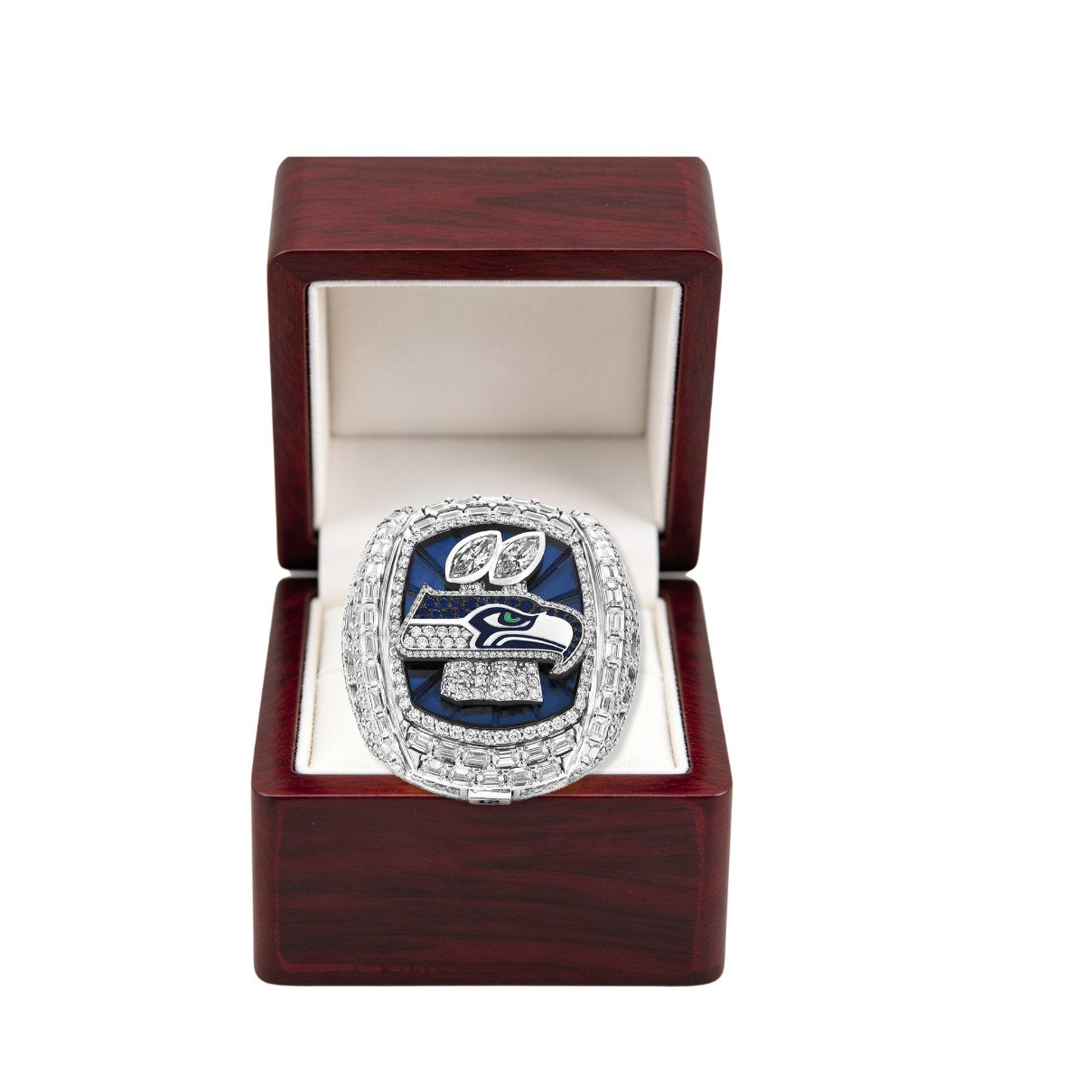 2025 Seattle Football SB LX Championship Ring Replica-Pop-Out Wings Edition