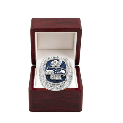 2025 Seattle Football SB LX Championship Ring Replica-Pop-Out Wings Edition