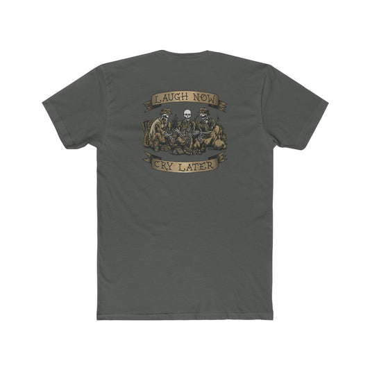 Laugh Now Cry Later Skeletons - Crew Tee