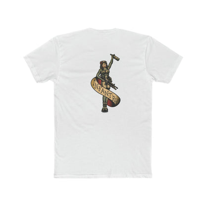Infantry Pin-Up with M4 M203 and Bottle - Crew Tee