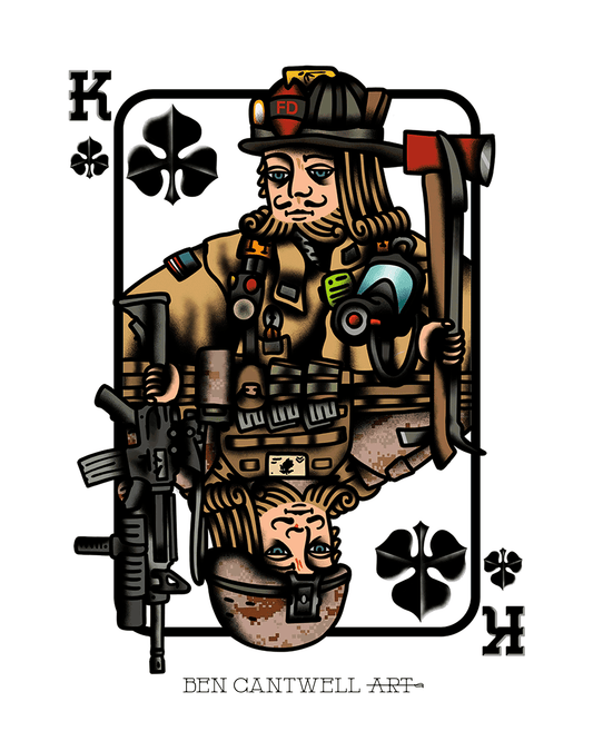 King of Clubs - Firefighter / Marine