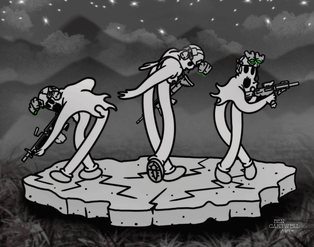 3 Dancing Ghosts (Psyops)
