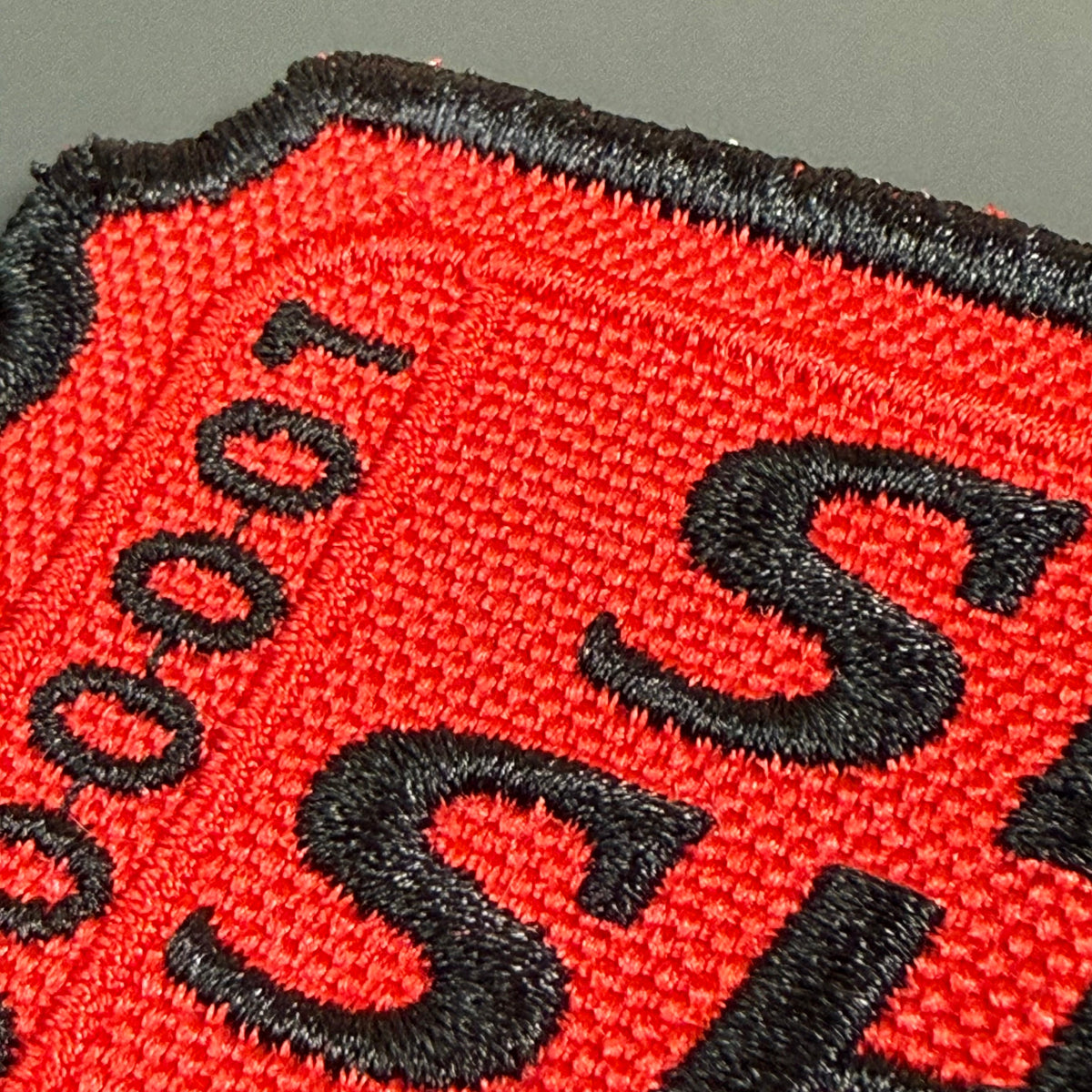 Shit Show Ticket Funny Morale Patch, 2.3x4" | Made in USA | VELCRO® Brand Hook Backing