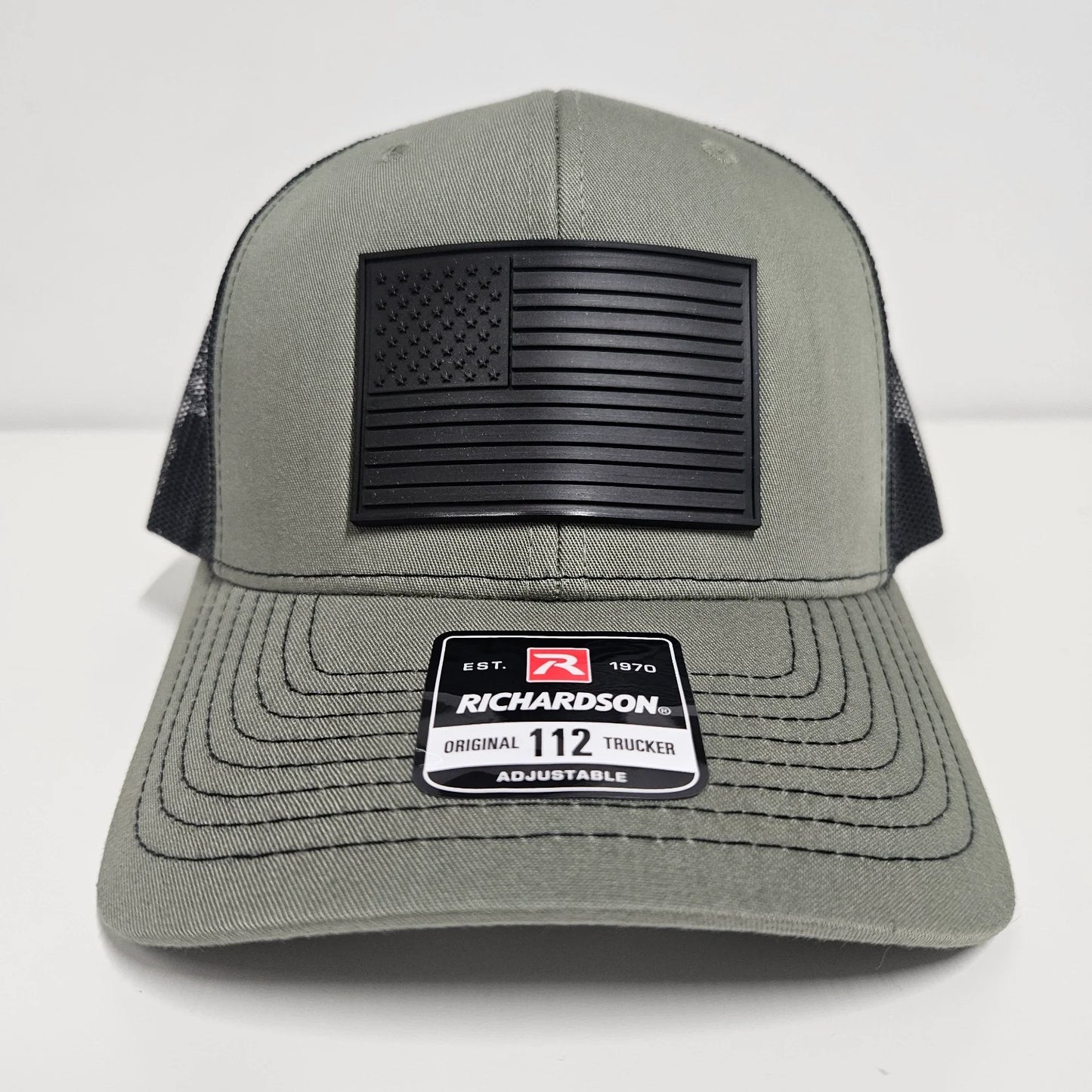 Richardson 112 Hat with PVC American Flag