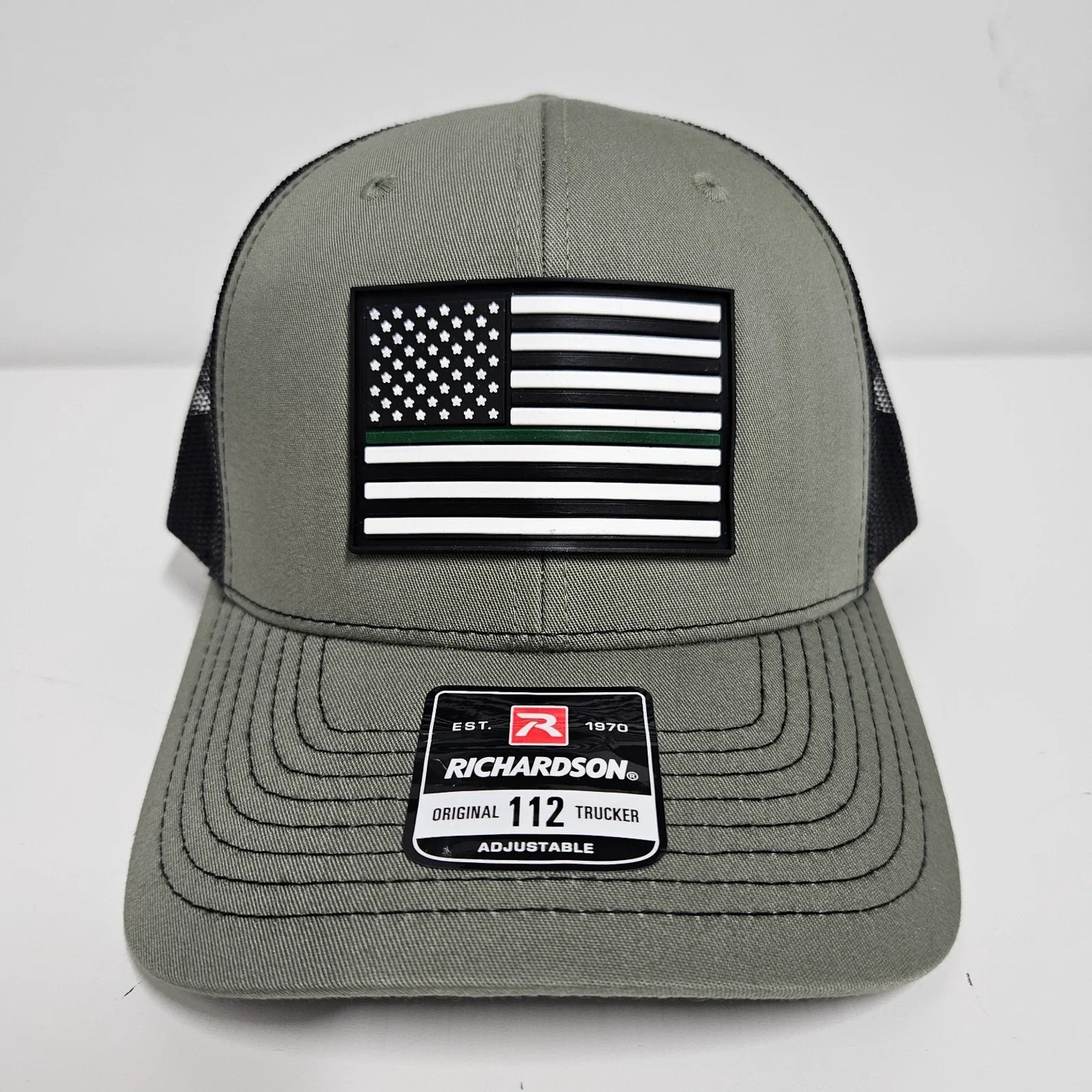 Richardson 112 Hat with PVC American Flag