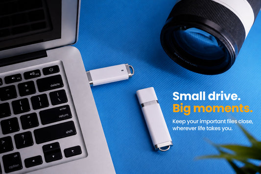 DE Style USB 2.0 Flash Drive Unprinted
