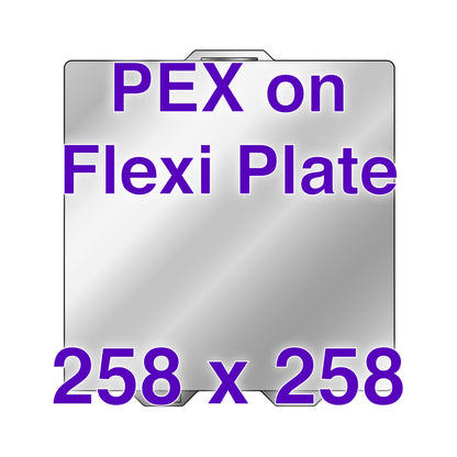 Flexi Plate with PEX - Bambu Lab A1, X1, P1, P2S, X2D - 258 x 258