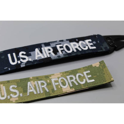 Custom Embroidered Nametape Keychain – Luggage Tag ID Clip Gift
