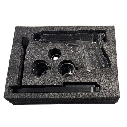 Hittcraft Pistol Decanter Set with Display Stand & Shot Glasses
