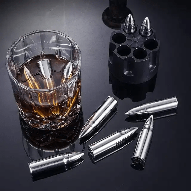Bullet Whiskey Stone Gift Set