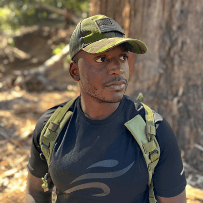 JupiterGear Military-Style Tactical Patch Hat with Adjustable Strap | Breathable & Unisex