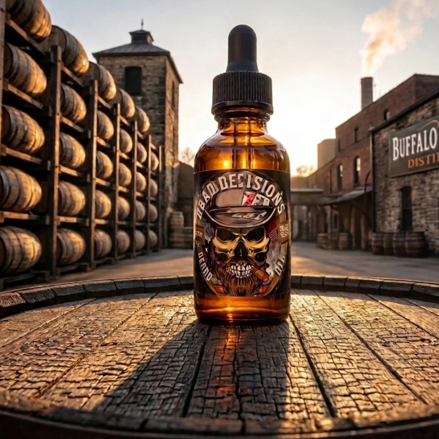 Bad Decisions 2oz Beard Balm Whiskey Bourbon