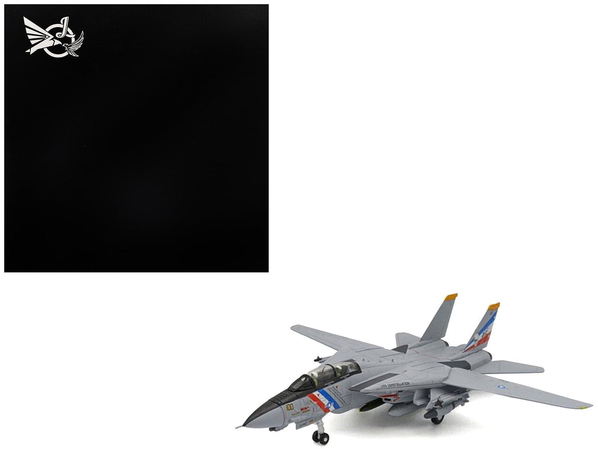 Grumman F-14D Tomcat Aircraft "VF-2 Bounty Hunters USS Constellation" (1990s) United States Navy 1/100 Diecast Model Airplane  free shipping USA
