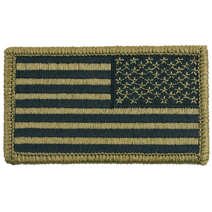 American Flag Reverse OCP Patch with Hook Fastener