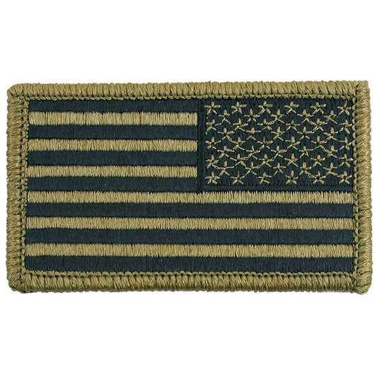 American Flag Reverse OCP Patch with Hook Fastener