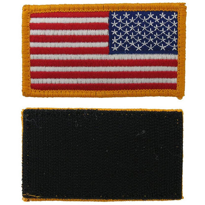 Reverse American Flag Color Patch with Hook and Loop