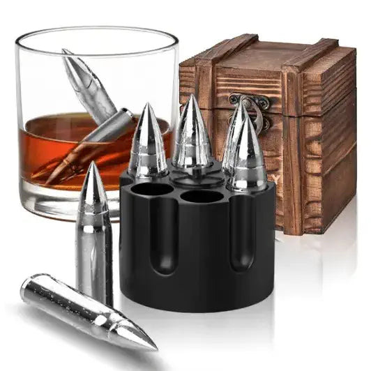 Bullet Whiskey Stone Gift Set